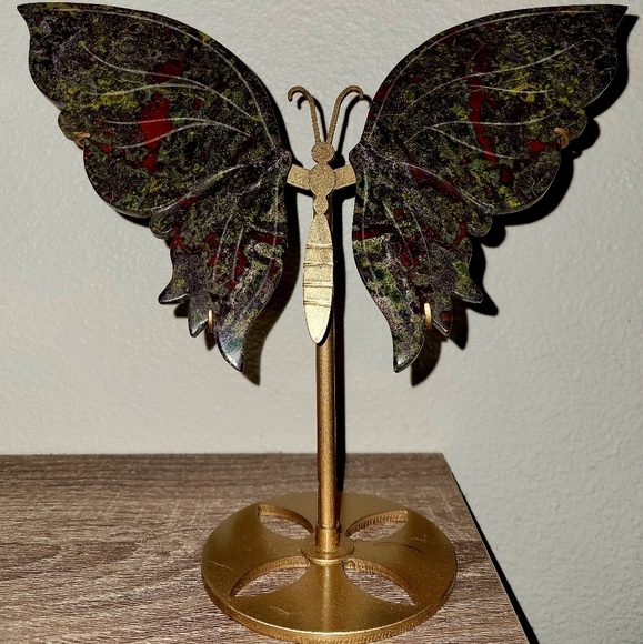 Dragons blood crystal butterfly wings